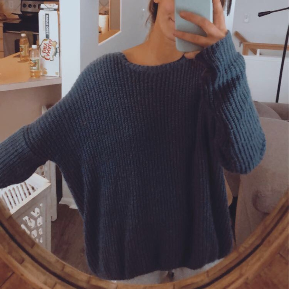 Extremely cozy blue sweater